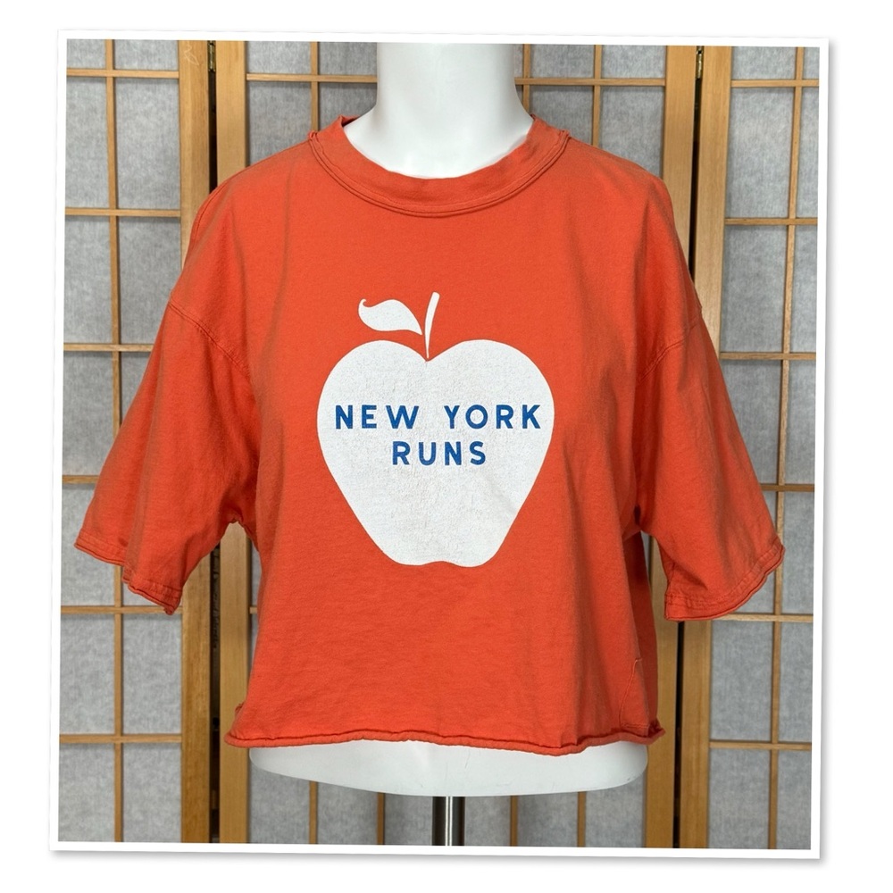 Free People Movement NY Runs Cropped Tee